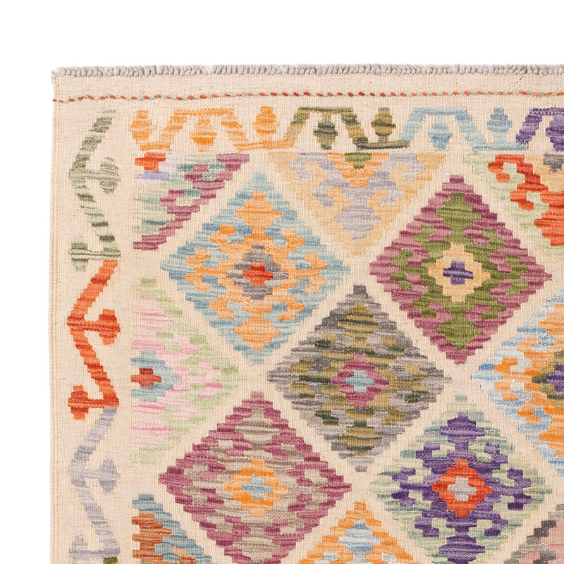 Kelim Teppich - Splash - 197 x 150 cm - bunt