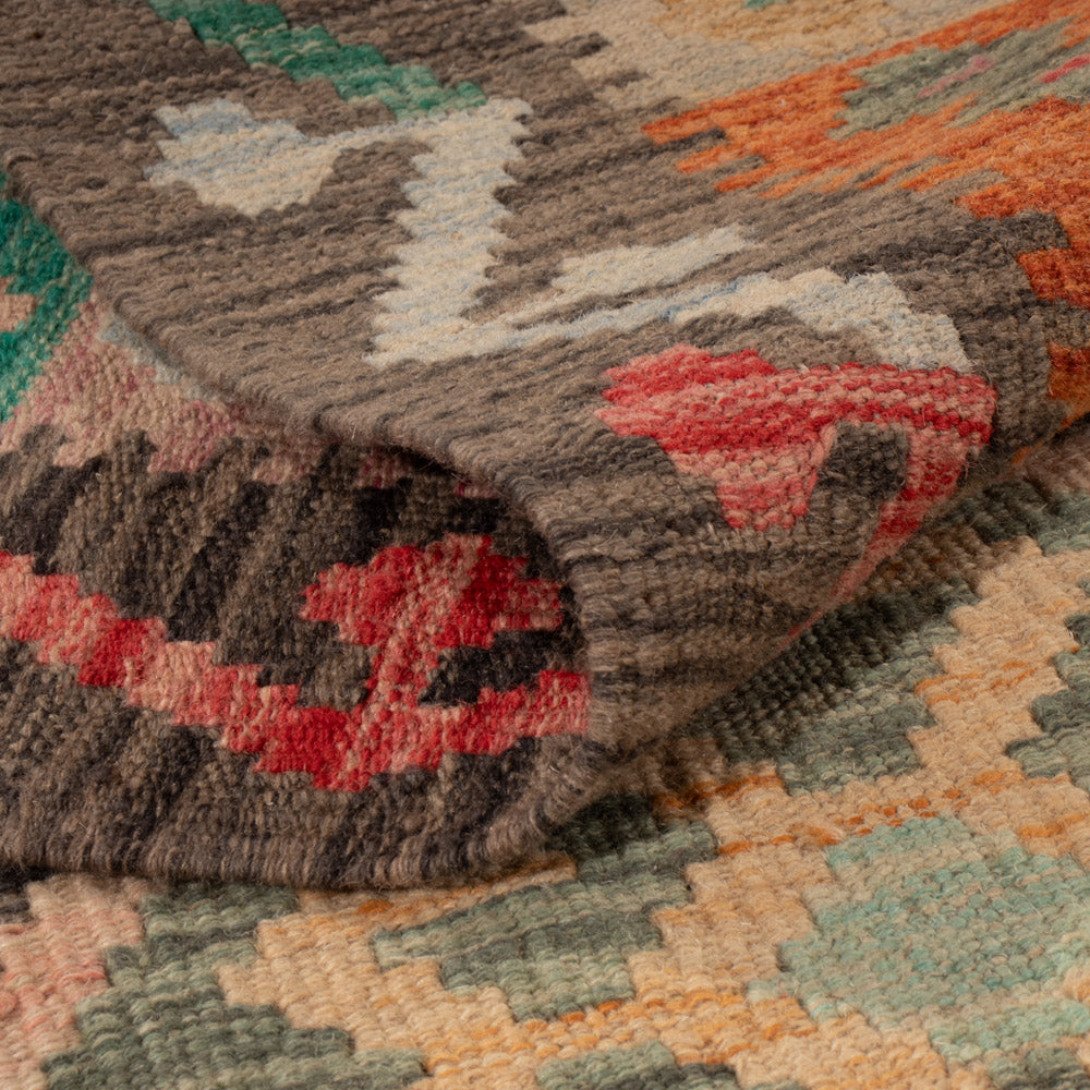 Kelim Teppich - Splash - 160 x 105 cm - bunt