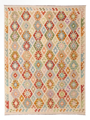 Kelim Teppich - Splash - 247 x 181 cm - bunt