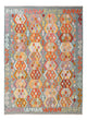 Kelim Teppich - Splash - 242 x 178 cm - bunt