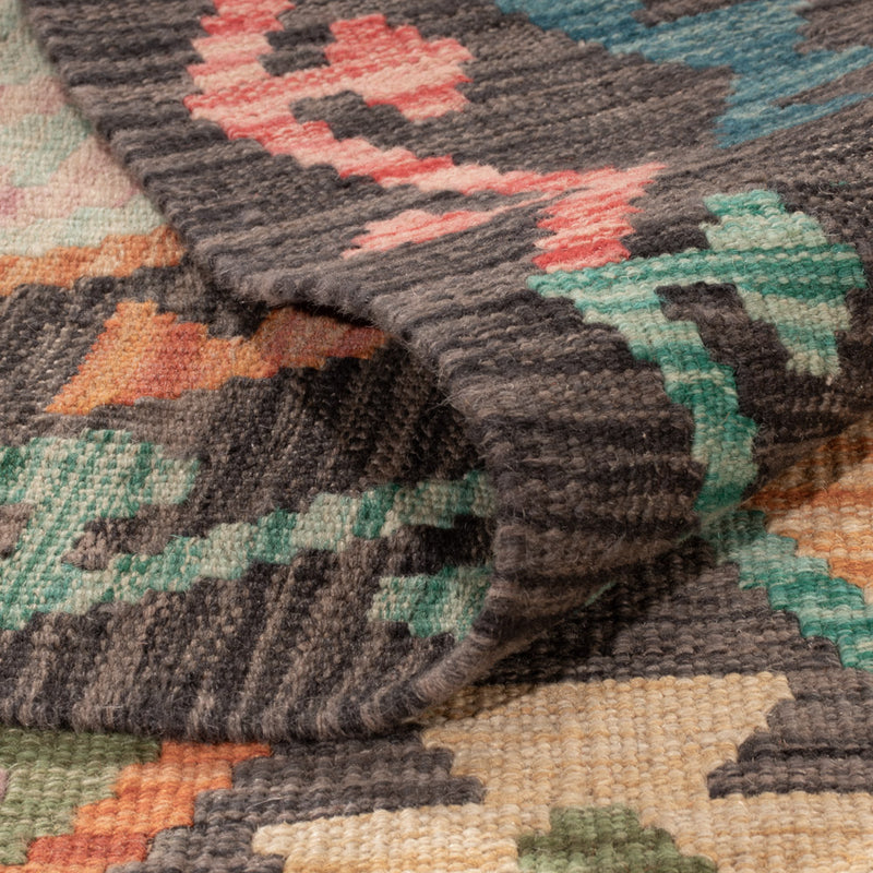 Kelim Teppich - Splash - 232 x 175 cm - bunt