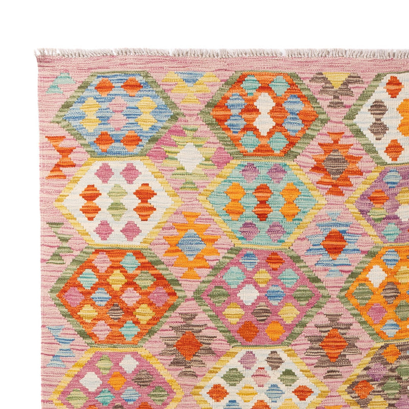 Kelim Teppich - Splash - 248 x 178 cm - bunt