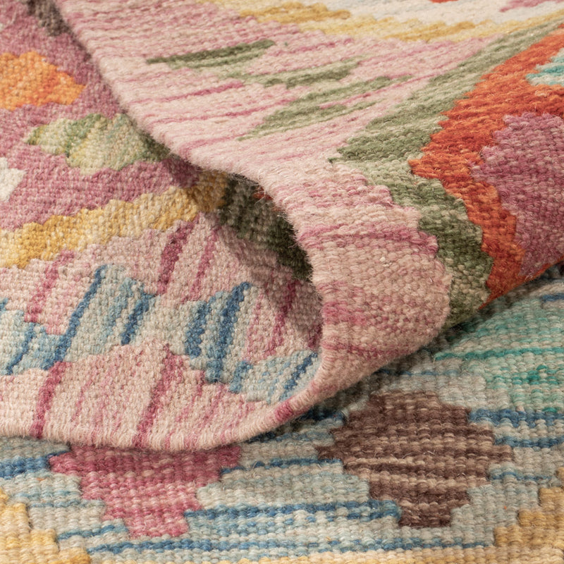 Kelim Teppich - Splash - 248 x 178 cm - bunt