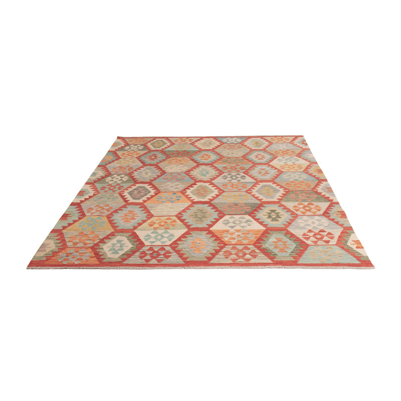 Kelim Teppich - Splash - 241 x 178 cm - bunt