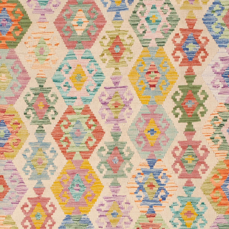 Kelim Teppich - Splash - 246 x 179 cm - bunt