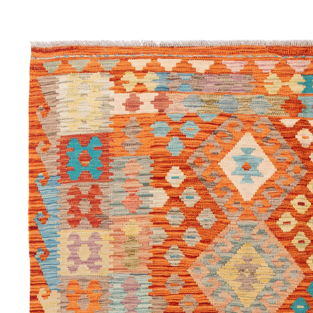 Kelim Teppich - Splash - 242 x 173 cm - bunt