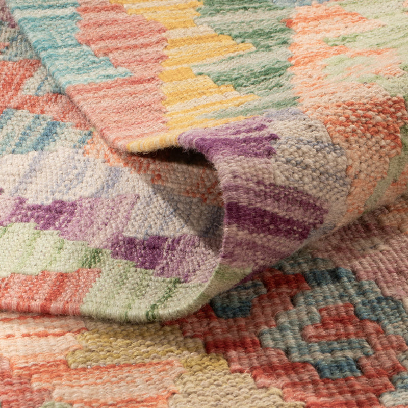 Kelim Teppich - Splash - 248 x 173 cm - bunt