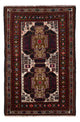 Belutsch Teppich - 134 x 84 cm - mehrfarbig