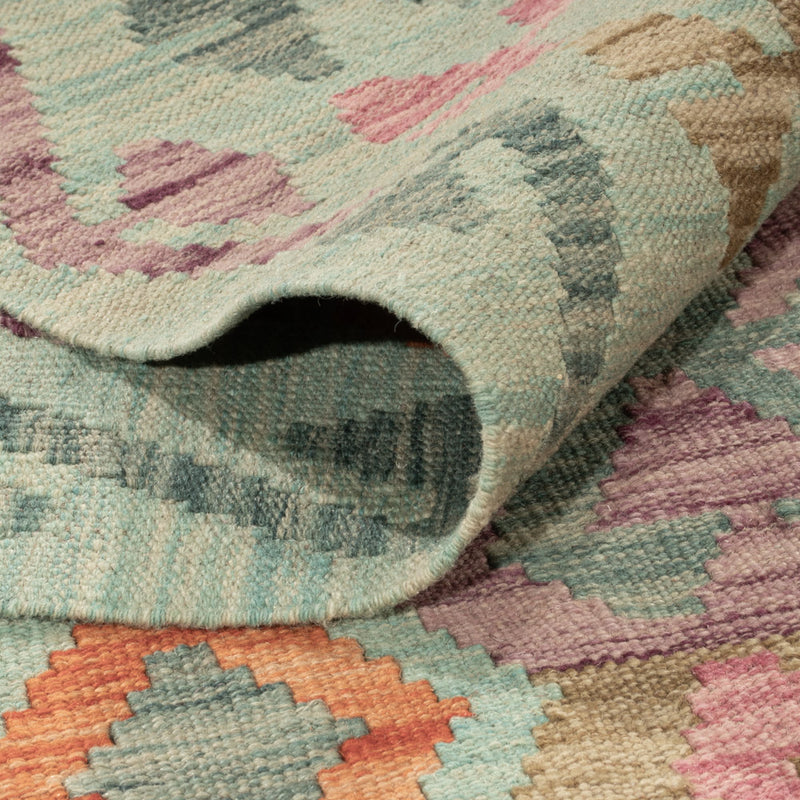Kelim Teppich - Splash - 205 x 156 cm - bunt