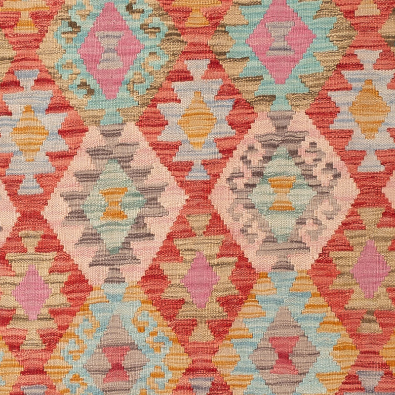 Kelim Teppich - Splash - 198 x 154 cm - bunt