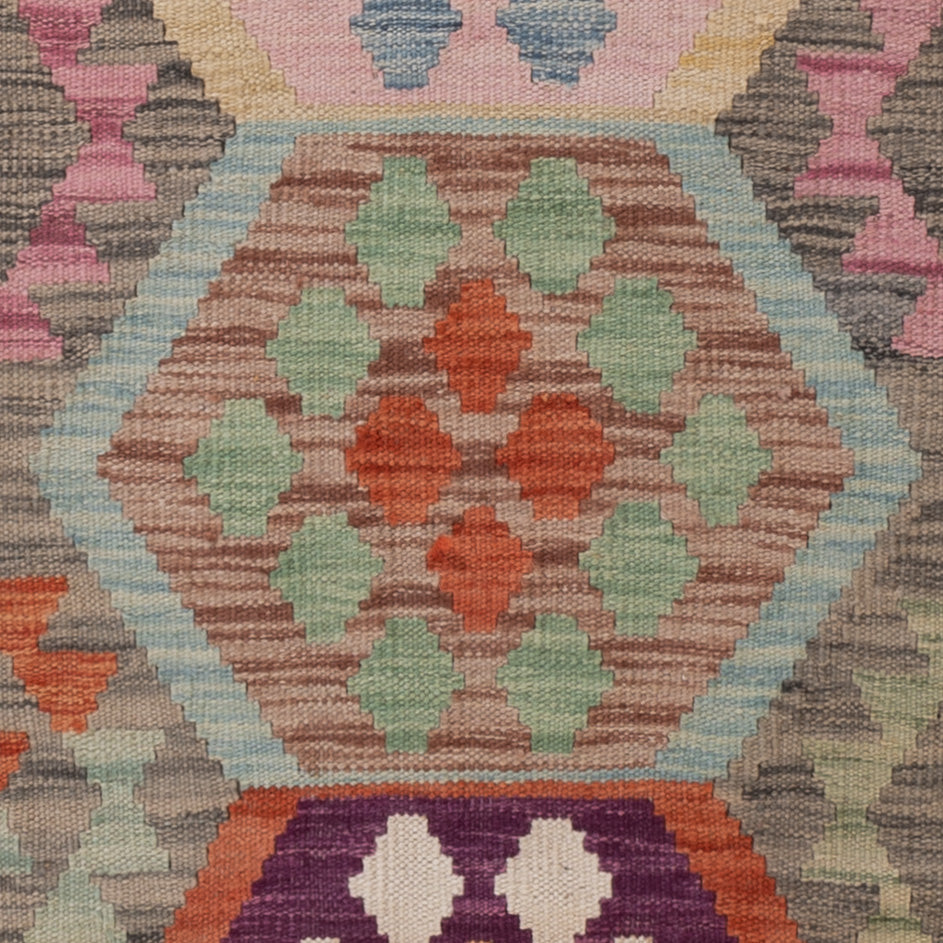 Kelim Teppich - Splash - 151 x 100 cm - bunt