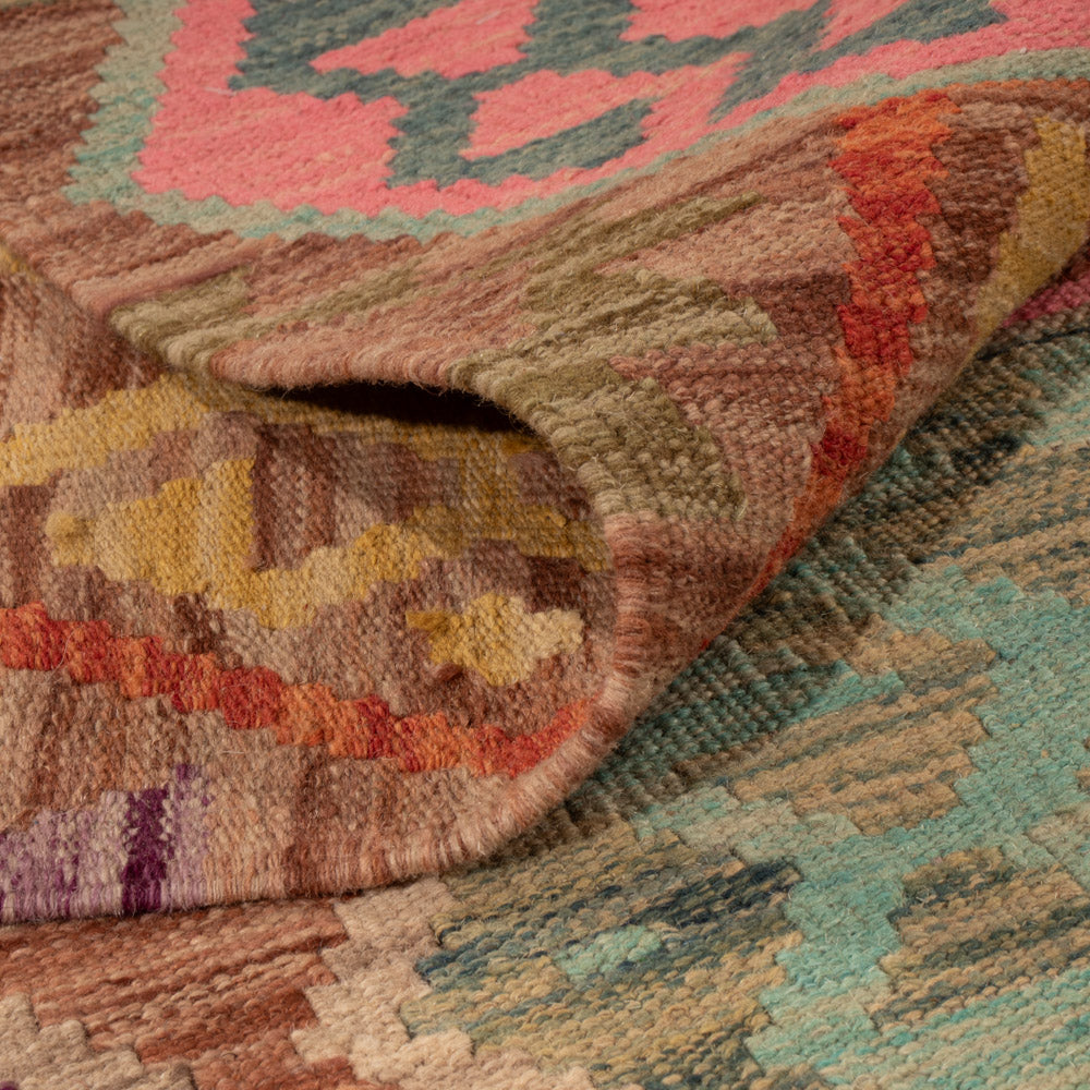 Kelim Teppich - Splash - 157 x 104 cm - bunt
