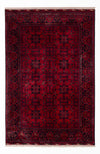 Afghan Teppich 98x150cm - Orientteppich - Rechteckig / Rot / 98 x 150 cm Rechteckig