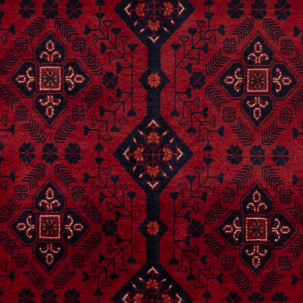 Afghan Teppich - Royal - 145 x 103 cm - rot