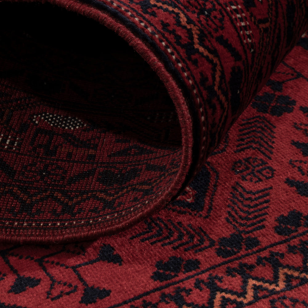 Afghan Teppich - Royal - 145 x 103 cm - rot