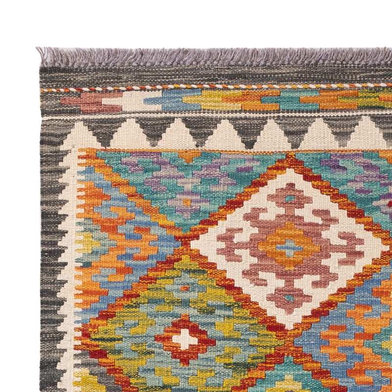 Kelim Teppich - Splash - 150 x 104 cm - bunt