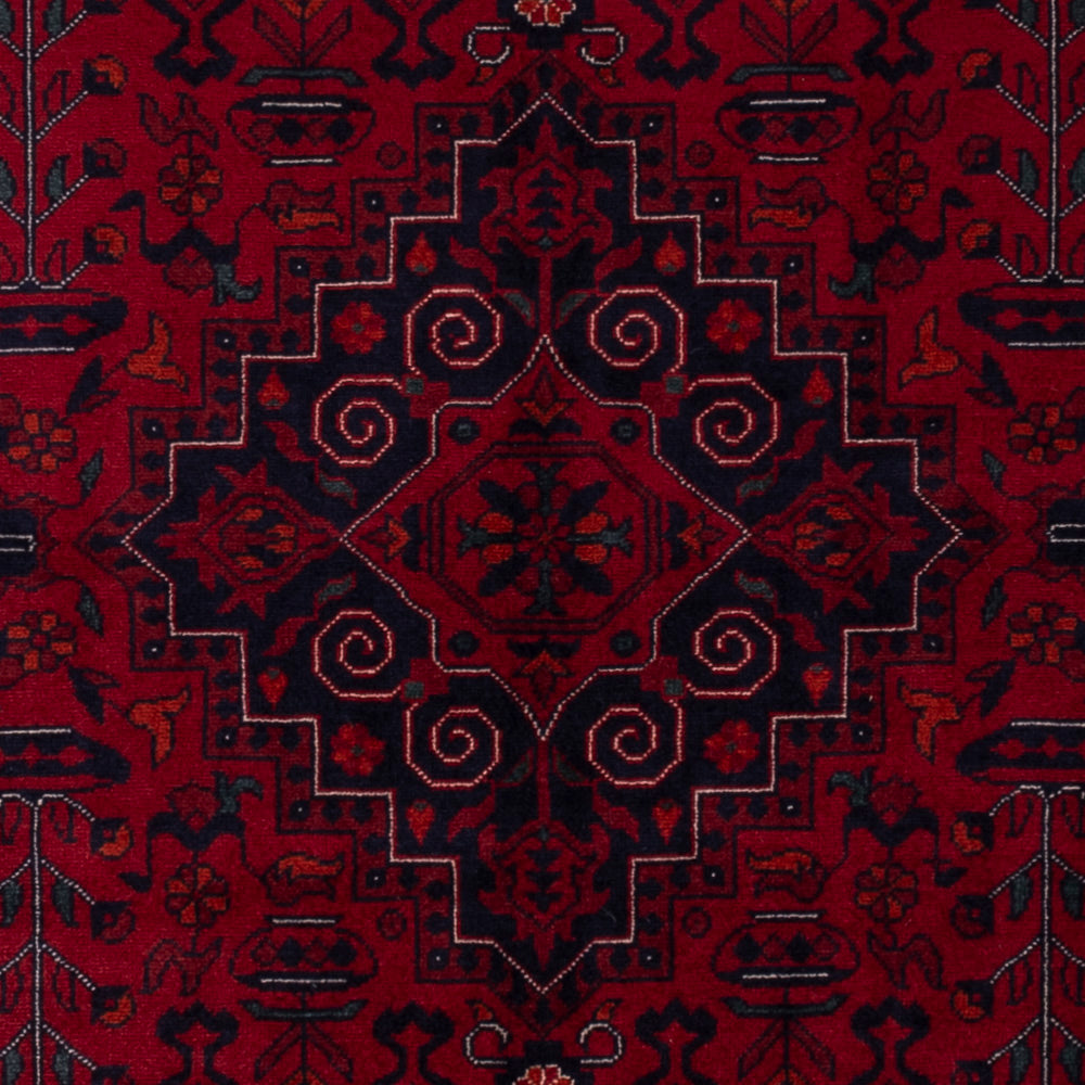 Afghan Teppich - Royal - 150 x 100 cm - rot