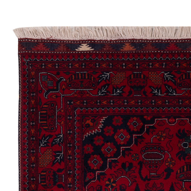 Afghan Teppich - Royal - 150 x 100 cm - rot