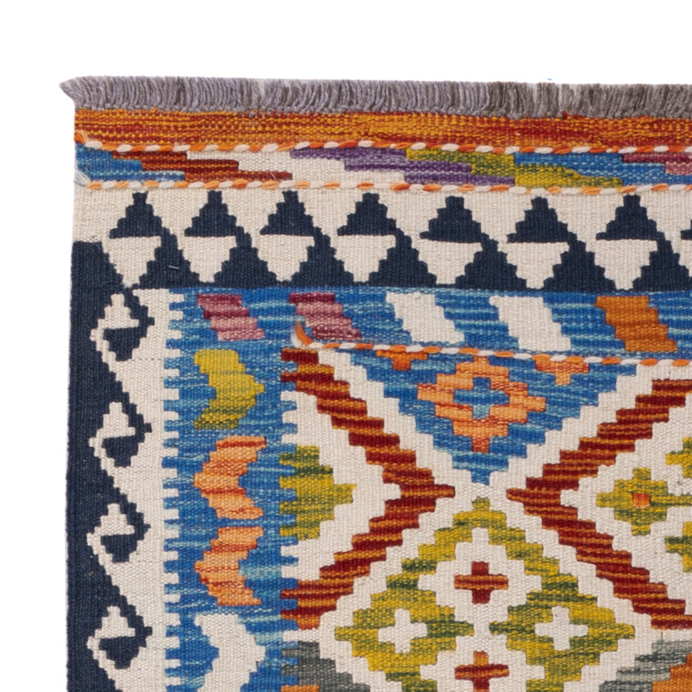 Kelim Teppich - Splash - 146 x 95 cm - bunt