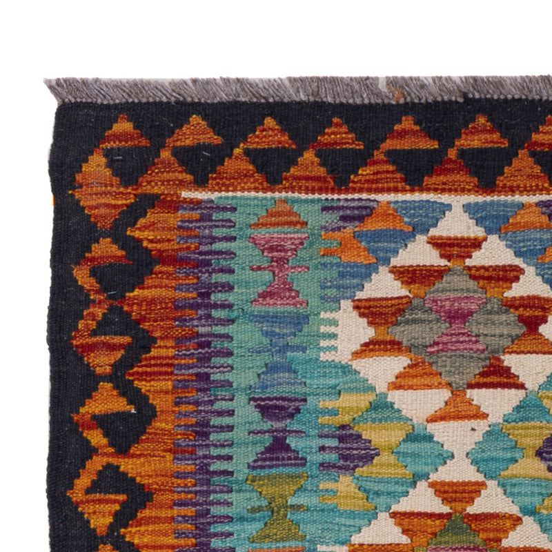 Kelim Teppich - Splash - 149 x 98 cm - bunt