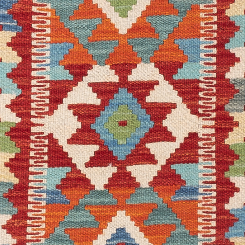 Kelim Teppich - Splash - 145 x 99 cm - bunt