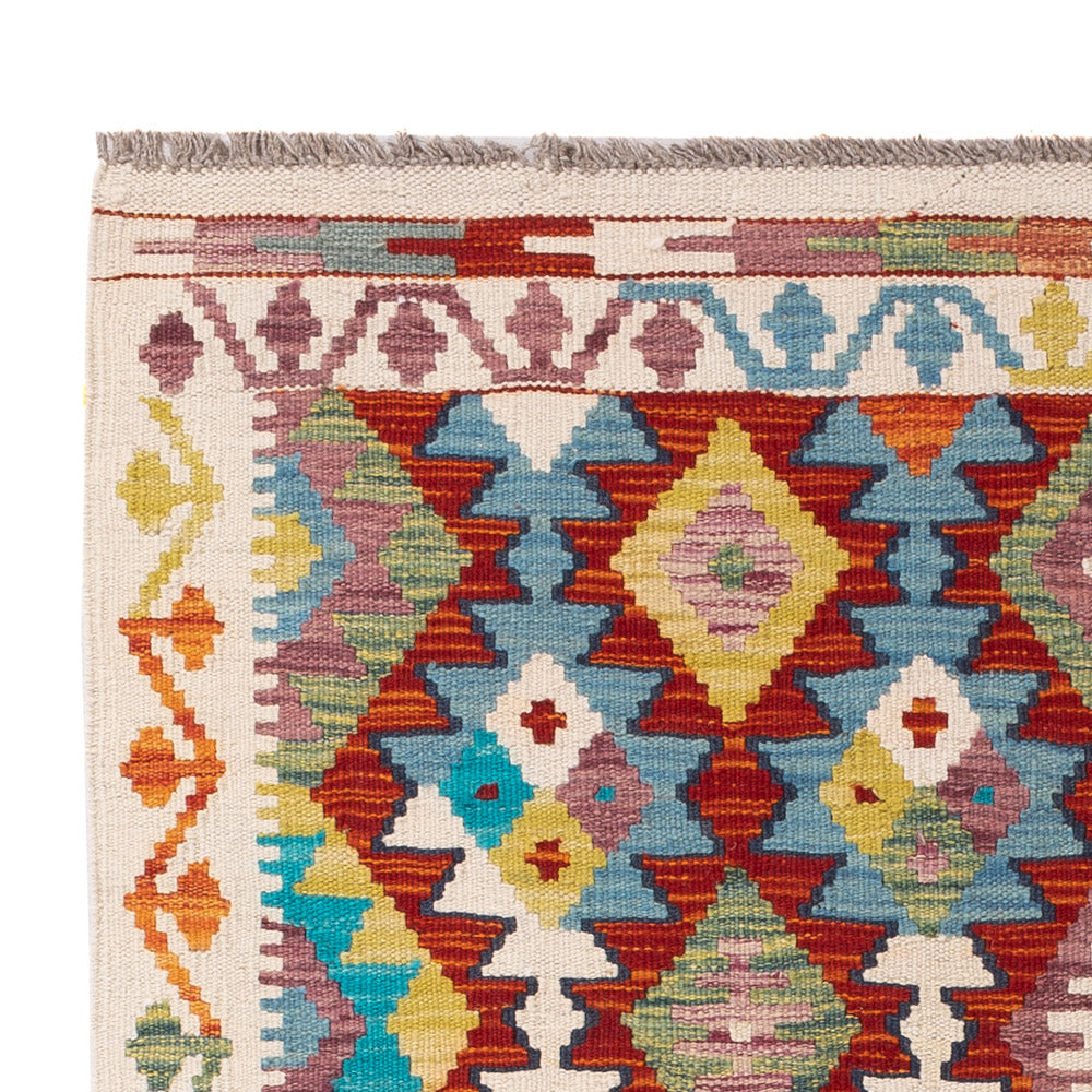 Kelim Teppich - Splash - 150 x 106 cm - bunt