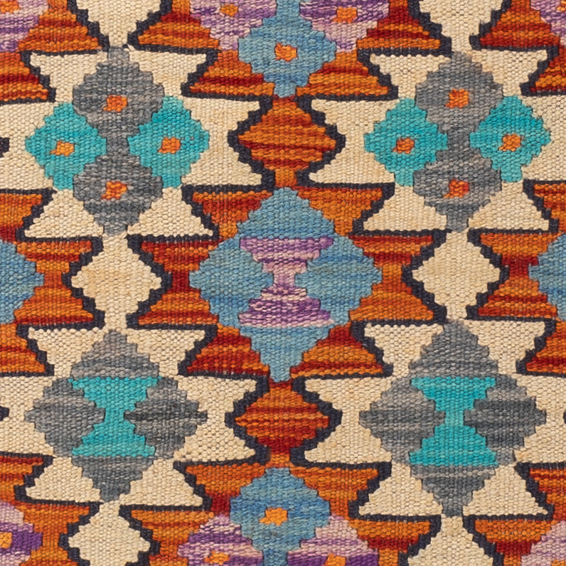 Kelim Teppich - Splash - 147 x 103 cm - bunt