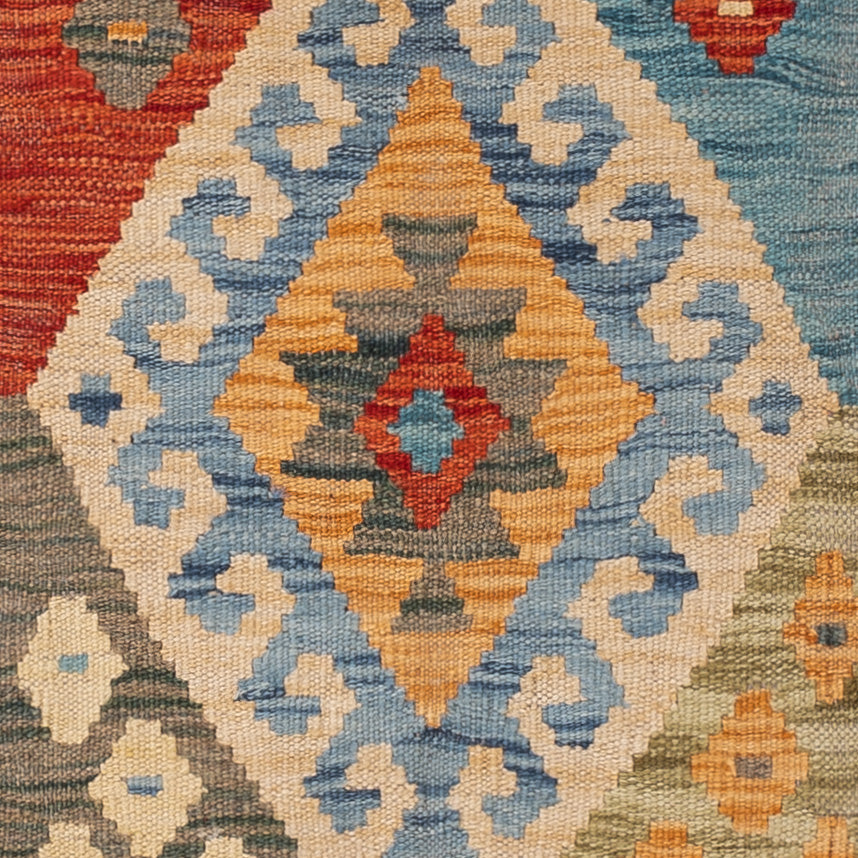 Kelim Teppich - Splash - 162 x 102 cm - bunt