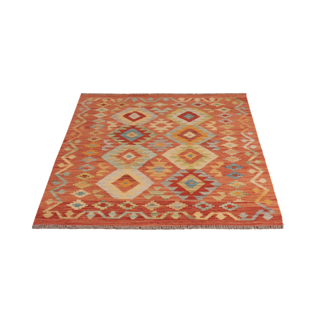 Kelim Teppich - Splash - 153 x 97 cm - bunt