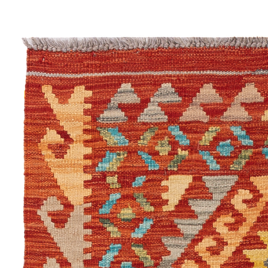 Kelim Teppich - Splash - 147 x 78 cm - bunt