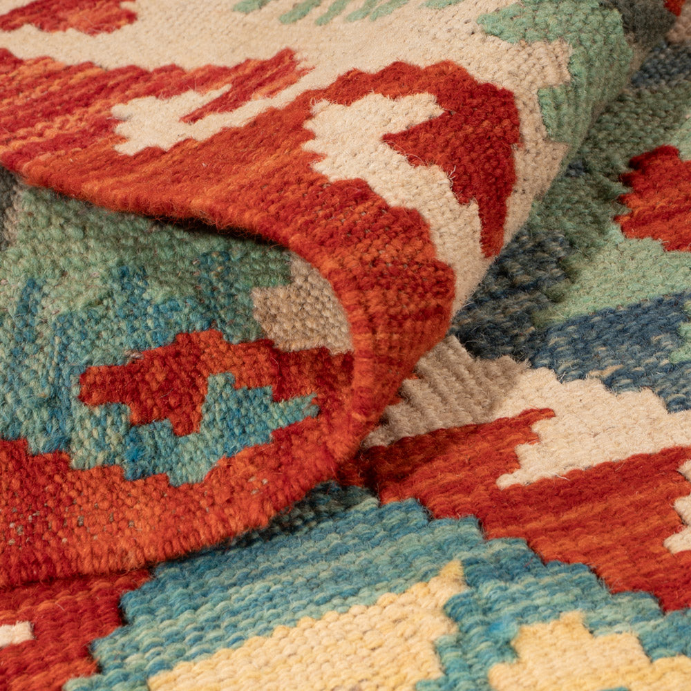 Kelim Teppich - Splash - 152 x 108 cm - bunt