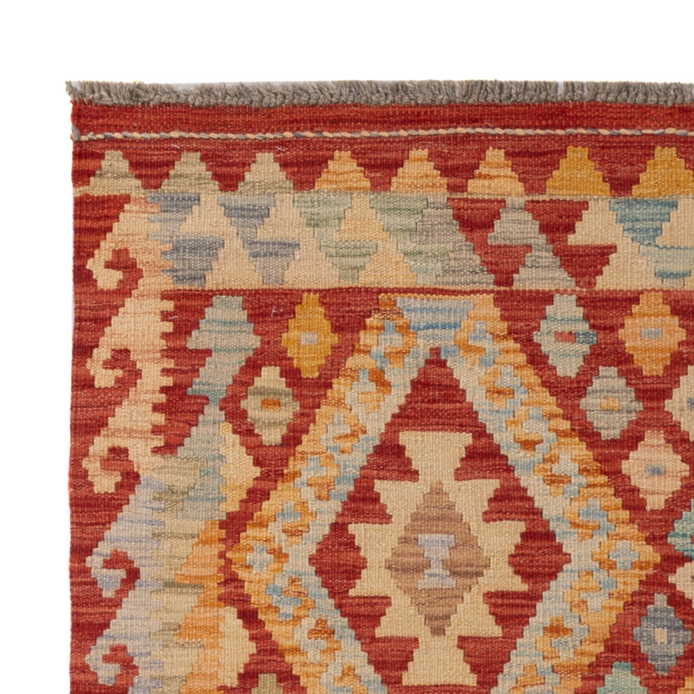 Kelim Teppich - Splash - 139 x 102 cm - bunt