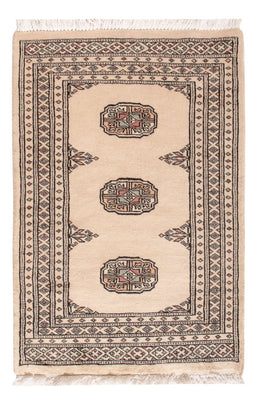 Pakistan Teppich - 89 x 63 cm - creme