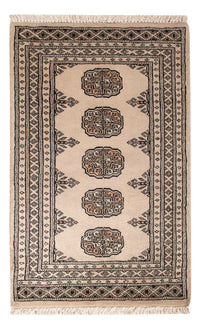 Pakistan Teppich - 98 x 63 cm - creme
