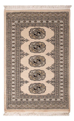 Pakistan Teppich - 90 x 62 cm - creme