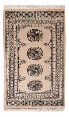 Pakistan Teppich - 90 x 60 cm - creme