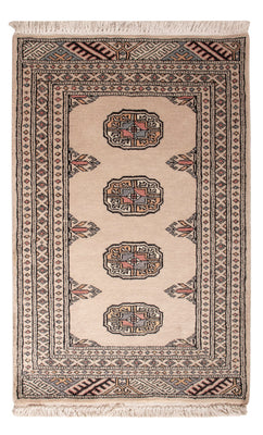 Pakistan Teppich - 95 x 62 cm - creme