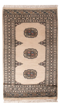 Pakistan Teppich - 103 x 64 cm - creme