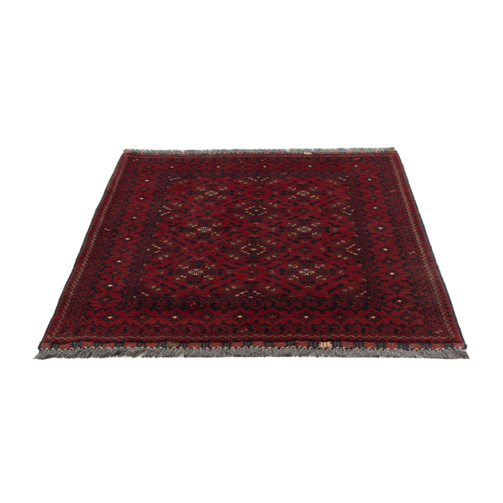 Afghan Teppich - 141 x 101 cm - rot