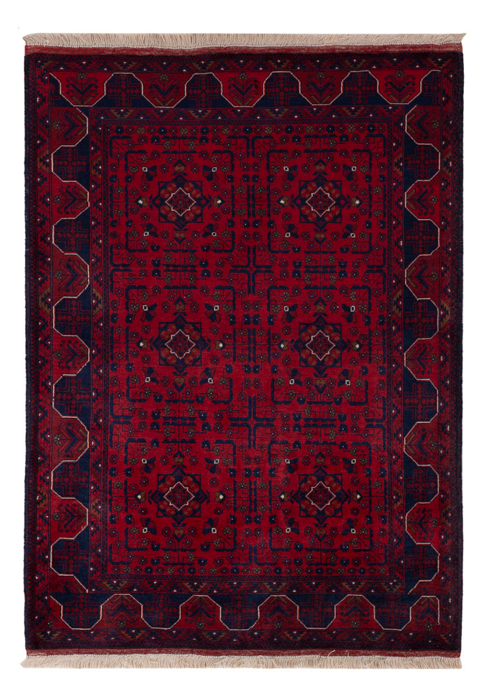 Afghan Teppich - Royal - 148 x 104 cm - rot