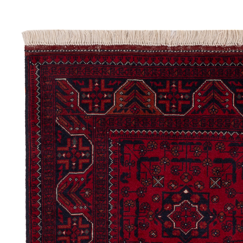 Afghan Teppich - Royal - 138 x 101 cm - rot
