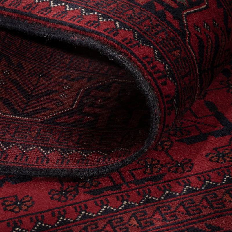 Afghan Teppich - Royal - 138 x 101 cm - rot