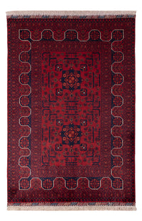 Afghan Teppich - Kunduz - 147 x 100 cm - rot