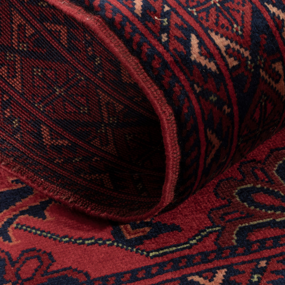 Afghan Teppich - Royal - 142 x 100 cm - rot
