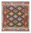 Kelim Teppich - Splash quadratisch  - 104 x 97 cm - mehrfarbig