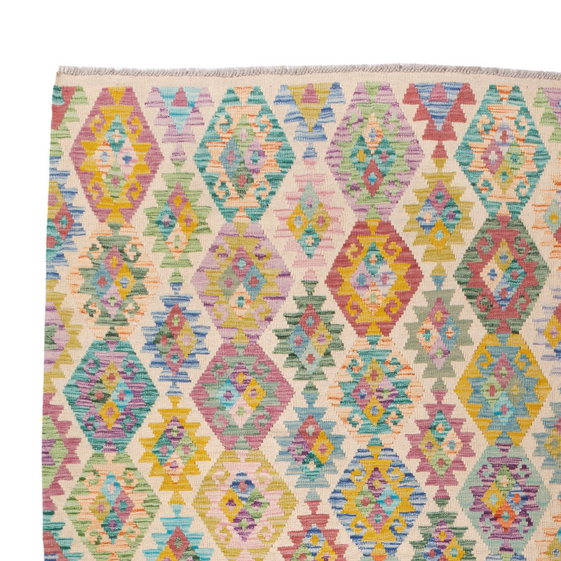 Kelim Teppich - Splash - 367 x 266 cm - bunt