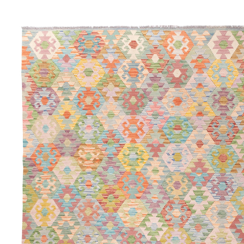 Kelim Maimene Teppich 392x323cm