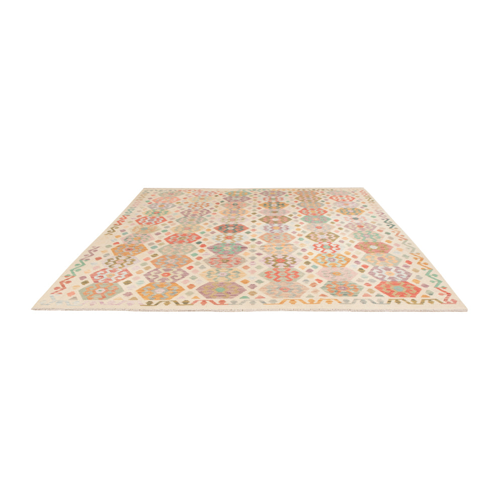 Kelim Teppich - Splash - 296 x 252 cm - bunt