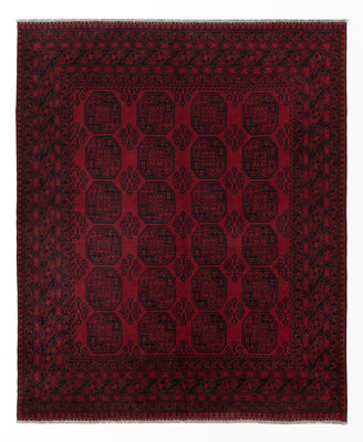 Afghan Teppich - Filpa - 300 x 245 cm - rot