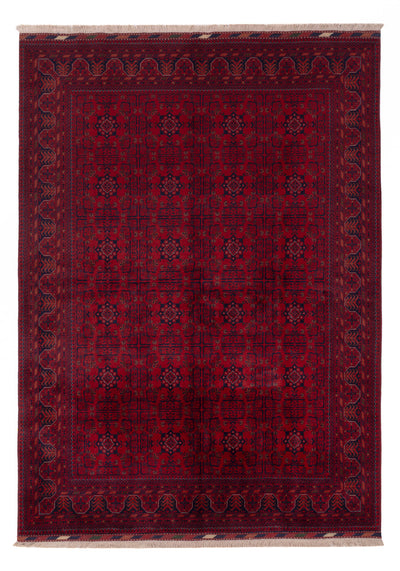 Afghan Teppich 170x235cm - Orientteppich - rot